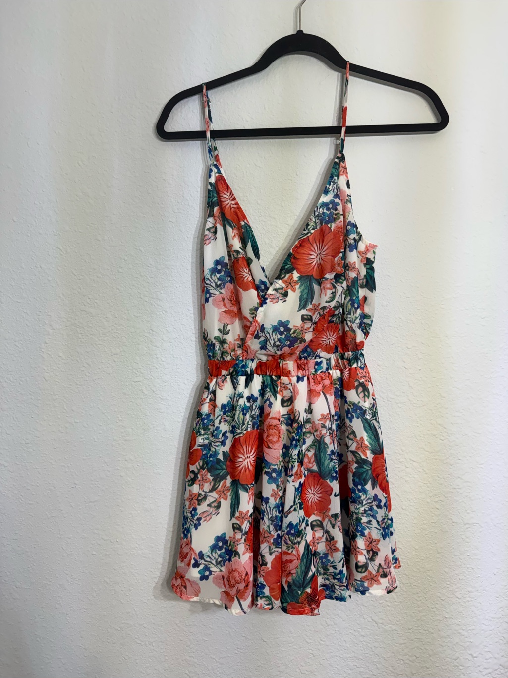 Show Me Your Mumu Olympia Romper Poppy Garden Print Small